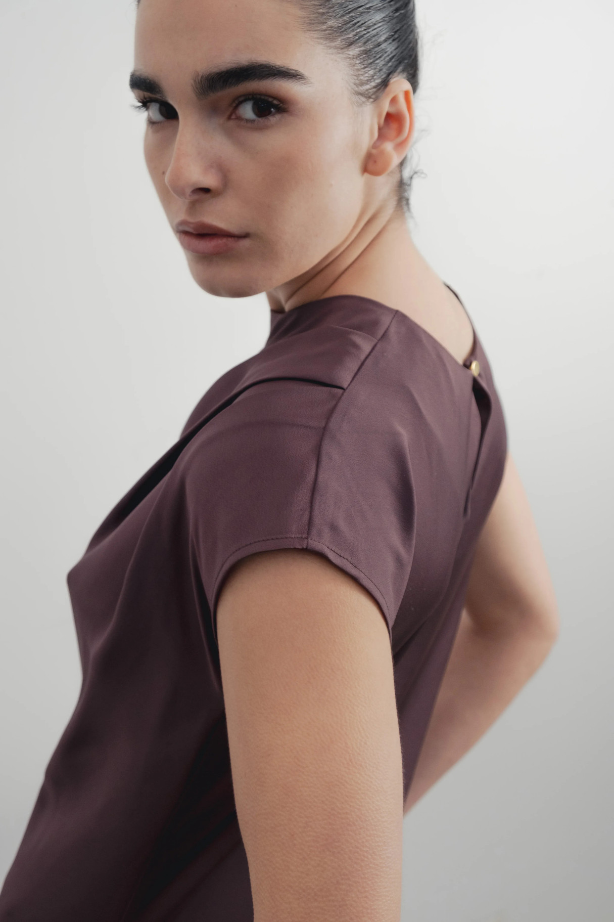 VESTIDO MIDI COMBINADO