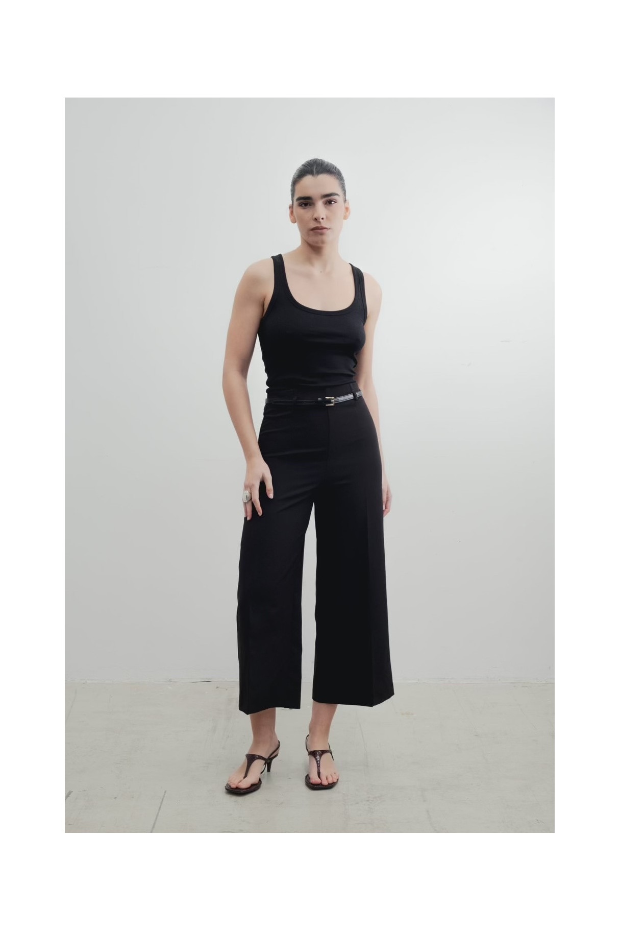 PANTALÓN CULOTTE CINTURÓN